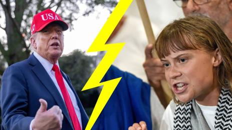 Доналд Тръмп Грета Тунберг