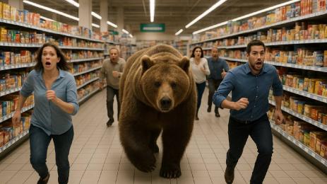 мечка супермаркет