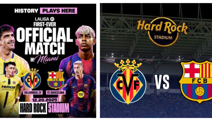 Виляреал Барселона Маями - Барса играе исторически мач за Стария континент в Щатите