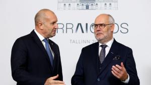 Президентът на Естония Алар Карис Румен Радев
