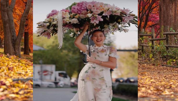 есен - ЕСЕНТА С НОВ ФАВОРИТ: 3D цветя красят чадърите (СНИМКИ)