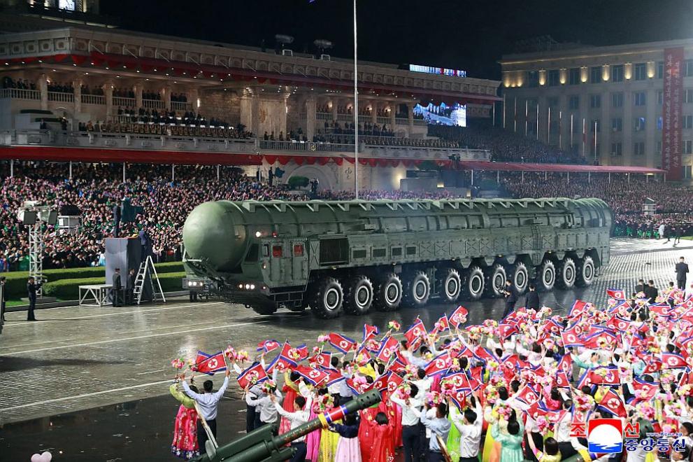 Северна Корея военен парад