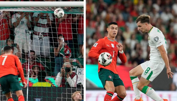 Португалия Ирландия - Португалия пречупи Ирландия в края, Кристиано Роналдо пропусна дузпа