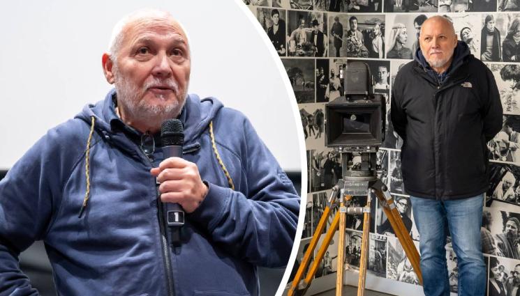 Светослав Овчаров - Режисьорът проф. Светослав Овчаров пред 