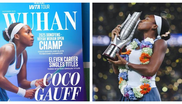 Коко Гоф турнир в Ухан - Кариерен трофей №11 за третата в света на тениса