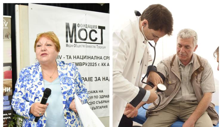 Лиляна Димитрова - Д-р Лиляна Димитрова пред 