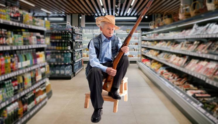 дядо пушка - БЕСНИ СТРАШНИ ПЕНСИИ: Дядо обра магазин, за да влезе в затвора!