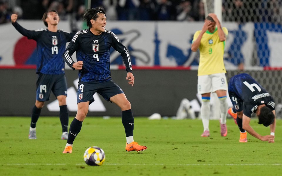 Япония надигра Бразилия в контрола