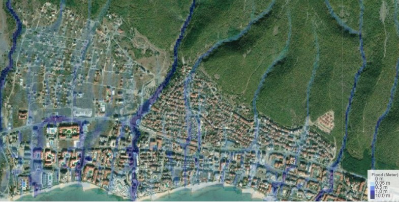 Свети Влас карта