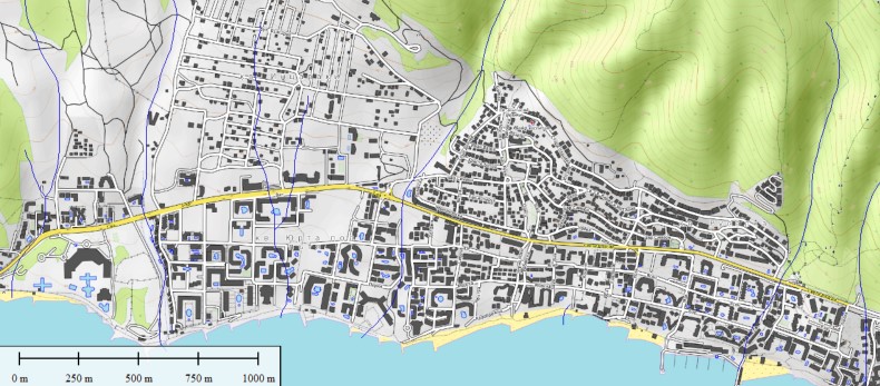 Свети Влас карта