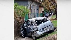 кола прегази жена Лом