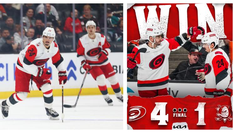 Сет Джарвис Каролина НХЛ - Канадец мина 100-те гола в НХЛ