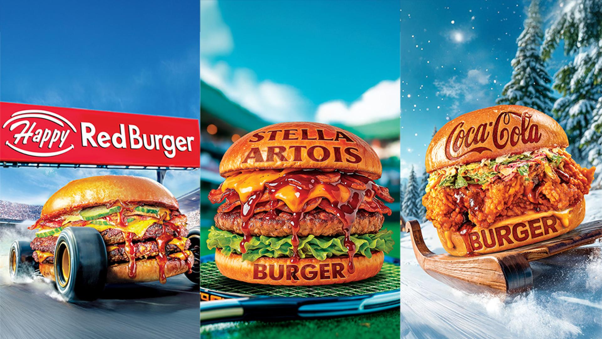 Тази есен превърна бургерите в три последователни истории Три кампании