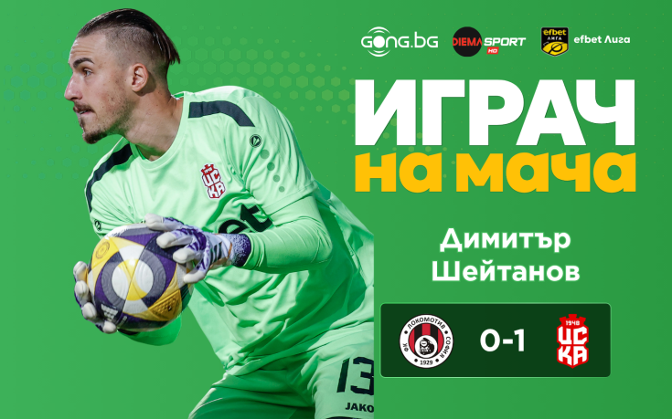 Ето кой е Играч на мача след Локомотив София - ЦСКА 1948