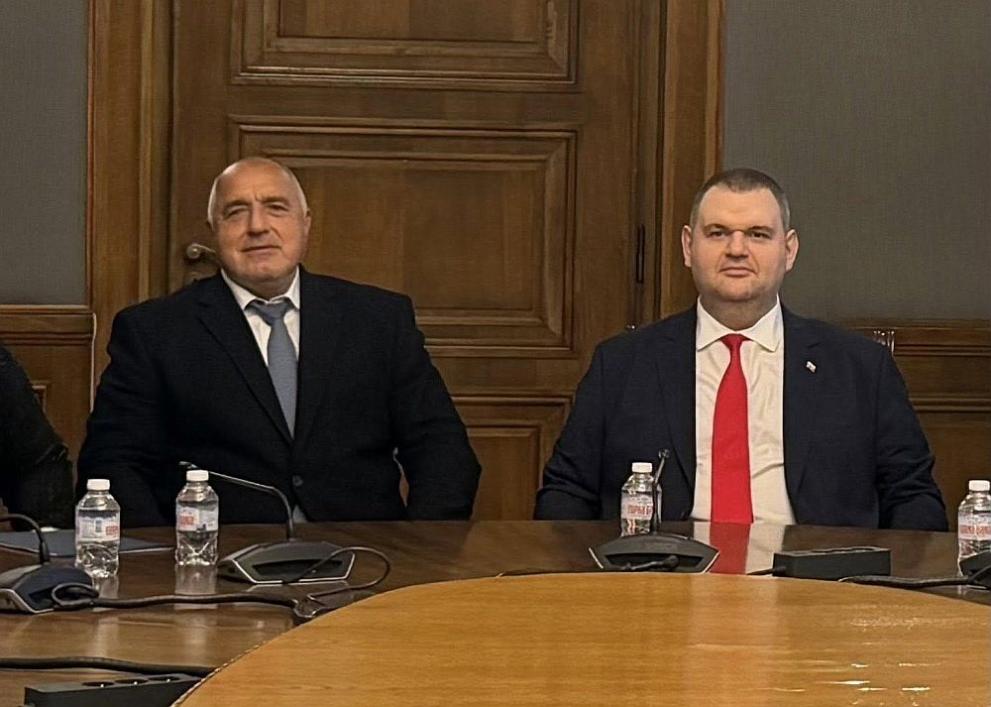 Бойко Борисов и Делян Пеевски