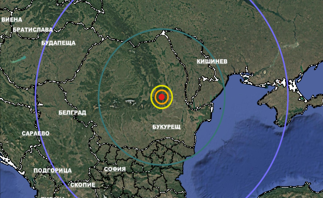 Земетресение с магнитуд 4,2 разтърси района на Вранча