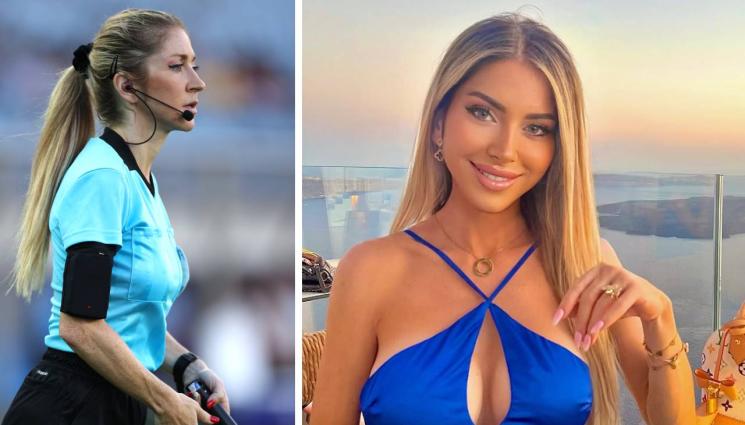 Мануела Николоси - Секси съдийка разсейва феновете