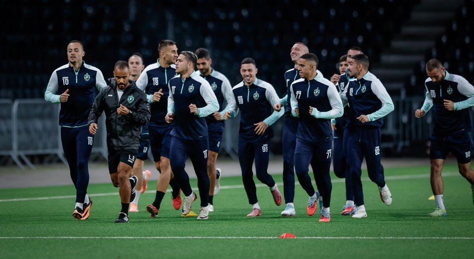 Тренировка на Лудогорец в Берн преди мача с Йънг Бойс1