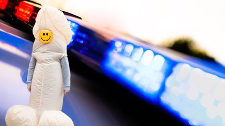 костюм пенис полиция