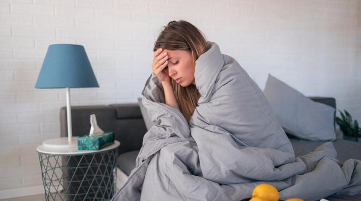 настинка грип болен