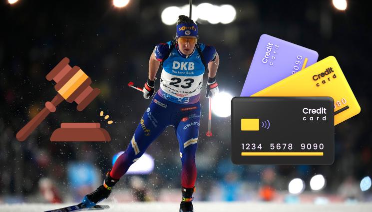 Симон - Съдят шампионка по биатлон за кражба