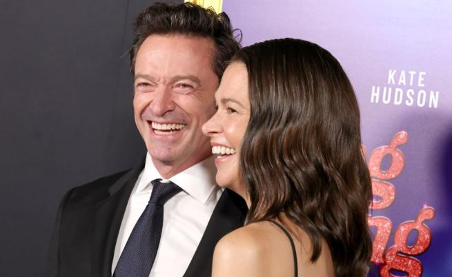 Хю Джакман и Сътън Фостър дебютираха като двойка на червения килим