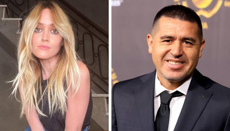 Хуан Роман Рикелме Марина Белати - Рикелме с мил жест към актриса