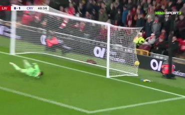 Исмаила Сар изведе Кристъл Палас напред в резултата срещу Ливърпул