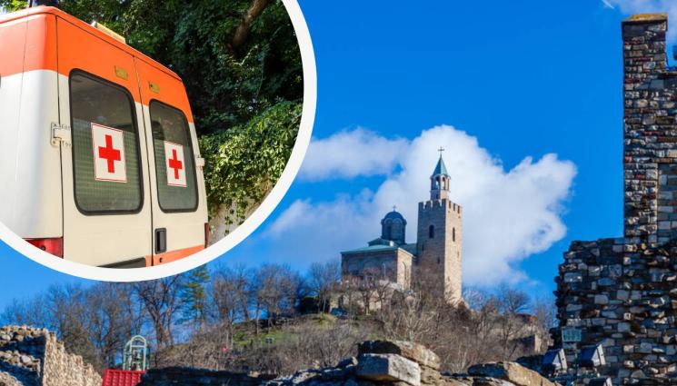 царевец - УЖАСЯВАЩ ИНЦИДЕНТ: Мъж полетя от скала в крепостта „Царевец”!