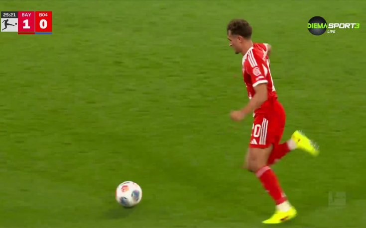 Байерн Мюнхен - Байер Леверкузен 3:0 /първо полувреме/
