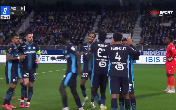 Оксер - Олимпик Марсилия 0:1 /репортаж/