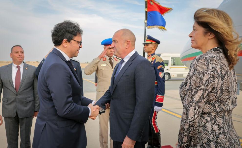 Румен Радев в Гиза