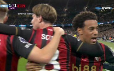 Борнемут възстанови равенството срещу Манчестър Сити