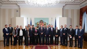 Президентът Румен Радев на среща с представители на Асоциацията на