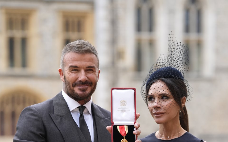 Дейвид Бекъм получи рицарско звание