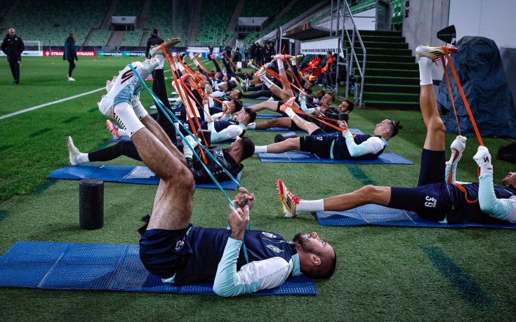 Последна тренировка преди Ференцварош за Лудогорец