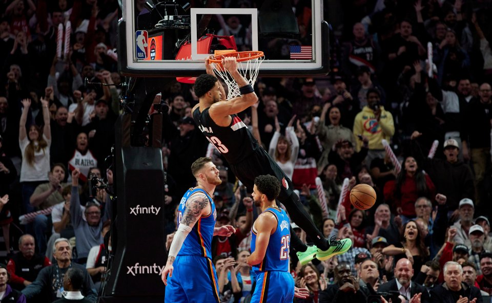 Портланд Трейл Блейзърс Оклахома Сити Тъндър1