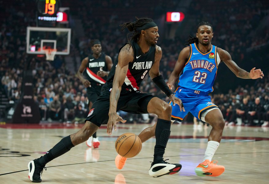 Портланд Трейл Блейзърс Оклахома Сити Тъндър1