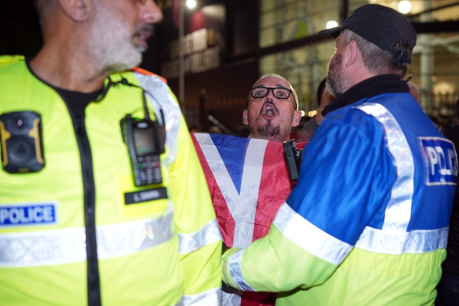 Астън Вила Макаби Тел Авив протести1