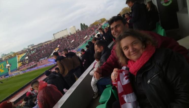 киселова - Наталия Киселова заварди стадиона за вечното дерби