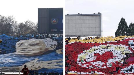 Левски ЦСКА хореографии