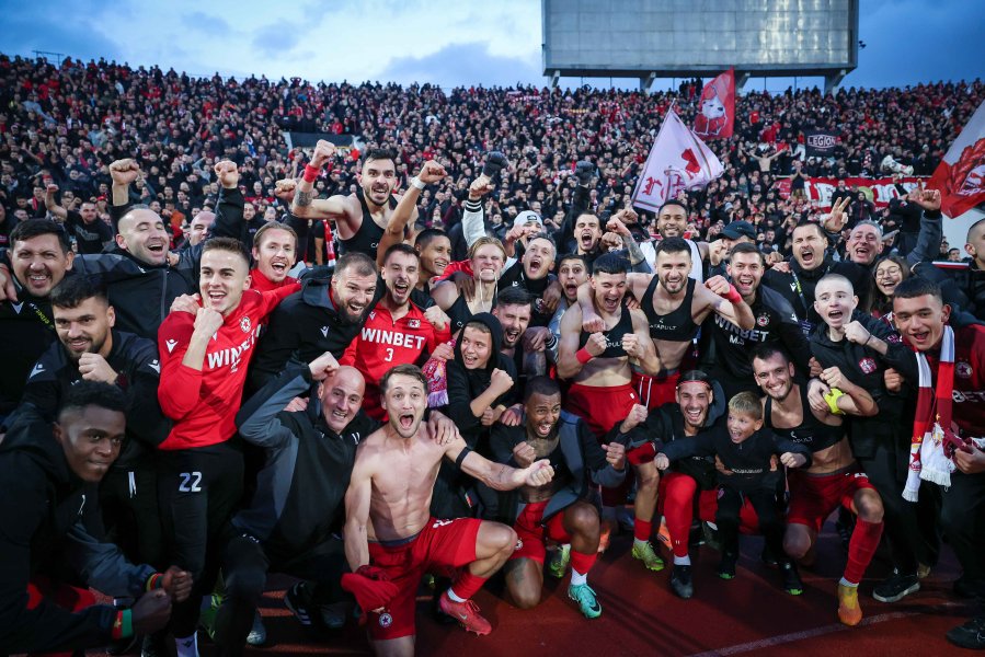 Радостта на ЦСКА след победата над Левски1