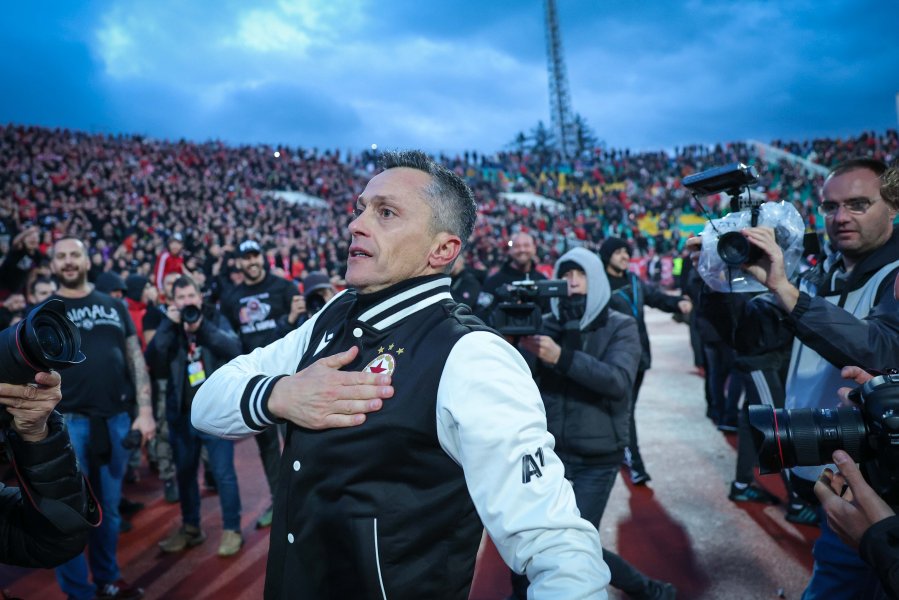 Радостта на ЦСКА след победата над Левски1