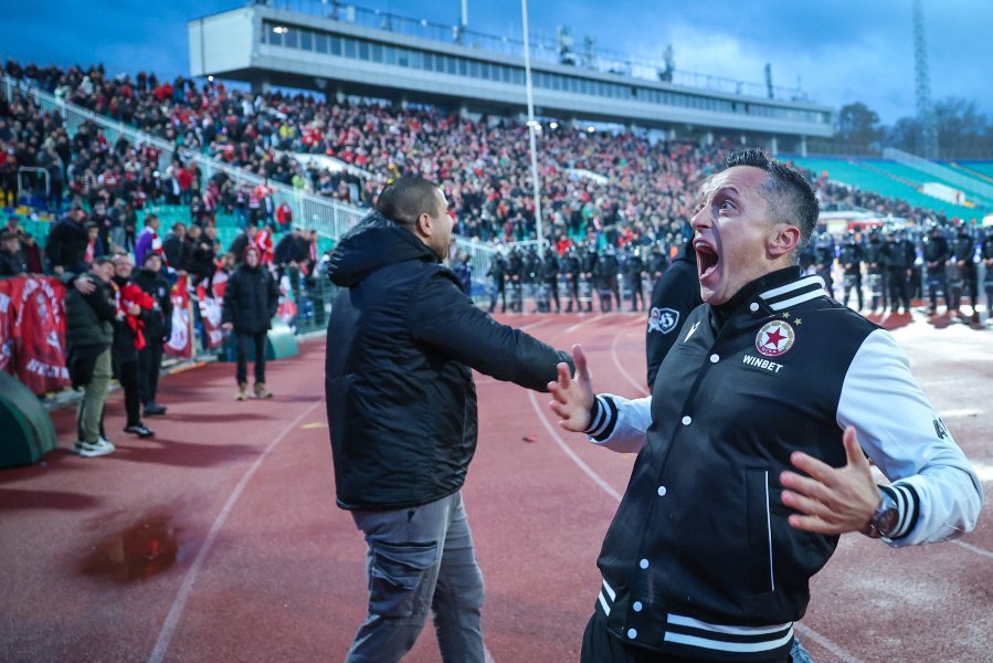 Радостта на ЦСКА след победата над Левски1