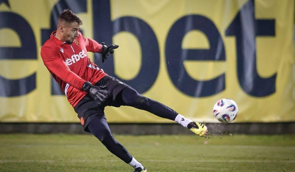 Тренировка на българския национален отбор по футбол1