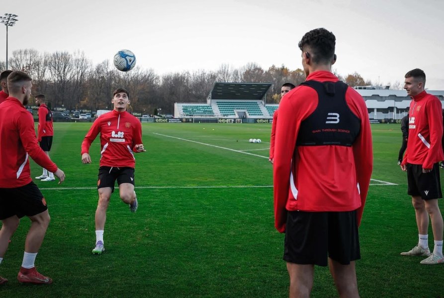 Тренировка на младежкия национален отбор по футбол1