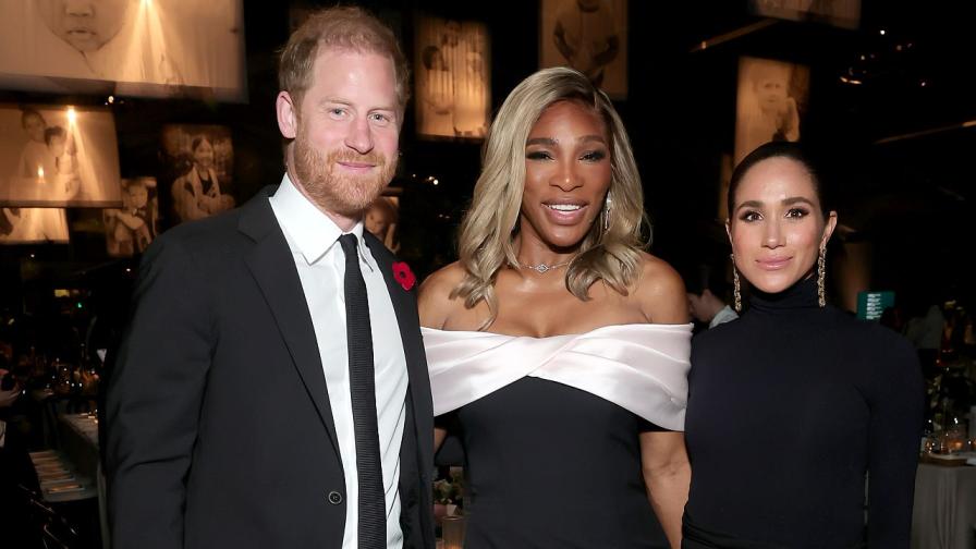 Принц Хари, Серина Уилямс и Меган Маркъл
