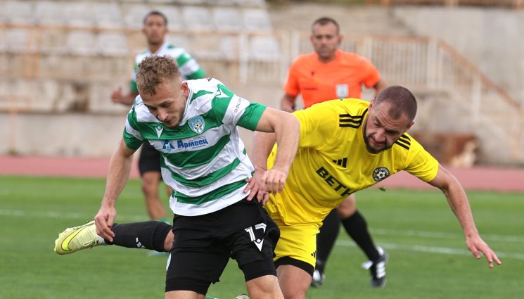 Черно море Добруджа - Черно море откъсна Добруджа за едно полувреме в контрола