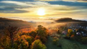 слънце есен