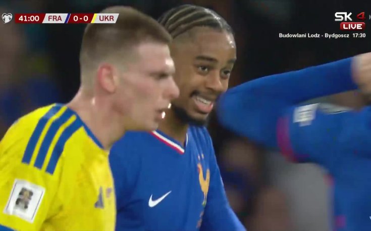 Трубин и гредата спряха Франция да открие резултата срещу Украйна